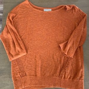 Anthropologie Scoop Neck Sweater | Color: Orange | Size: M